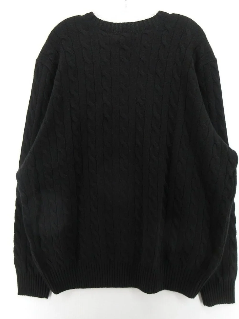 Polo Ralph Lauren Sweater 3XB Wool Cashmere Cable Knit Pony Crewneck